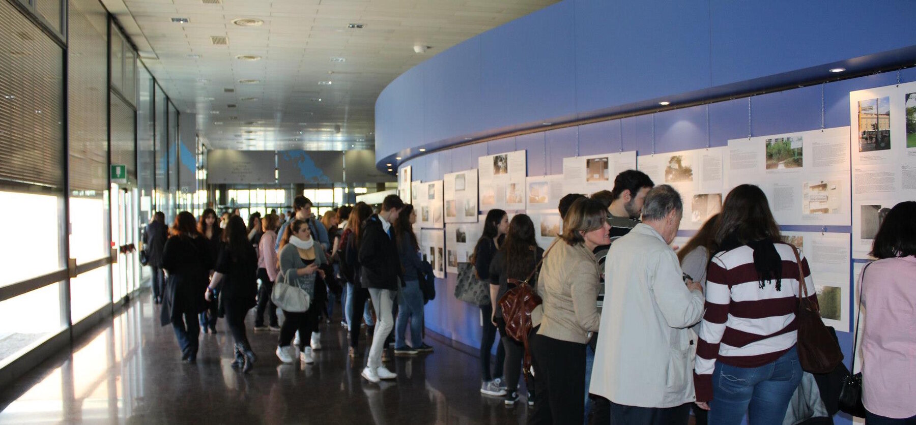 Area espositiva alla Biblioteca Nazionale Centrale durante TechnologyforALL 2016