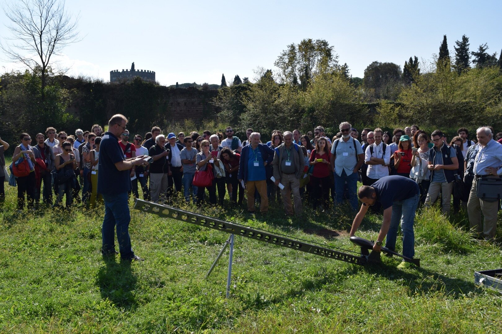 Partecipanti alle dimostrazioni sul campo TechnologyforALL 2016