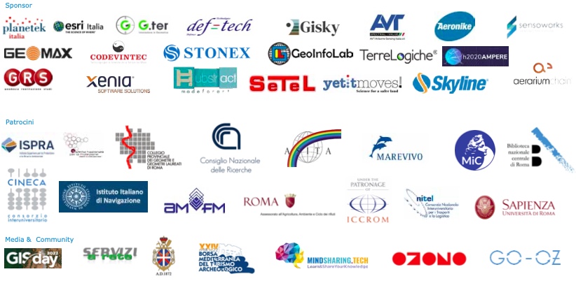 Pannello degli sponsor, patrocini e media partner di TechnologyforALL 2022