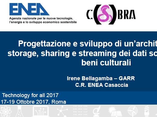 Irene Bellagamba, GARR – ENEA