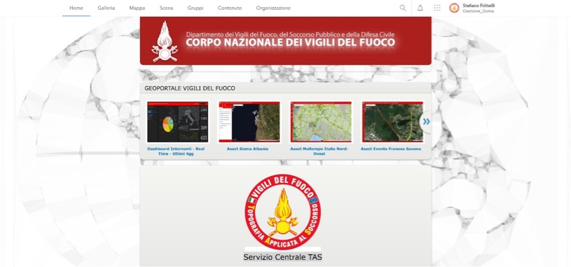  GeoportaleVVF: il portale geografico del Corpo Nazionale dei Vigili del Fuoco al #TFA2019
